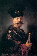 REMBRANDT Harmenszoon van Rijn Polish nobleman. Germany oil painting artist